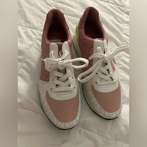 Michael Kors never worn pink sneakers
